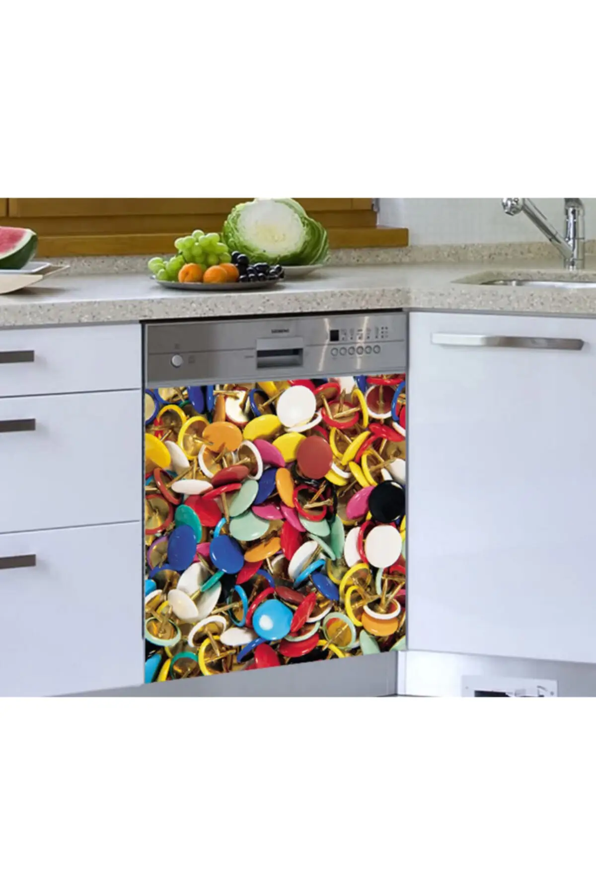 

Colors Dish Machine Sticker