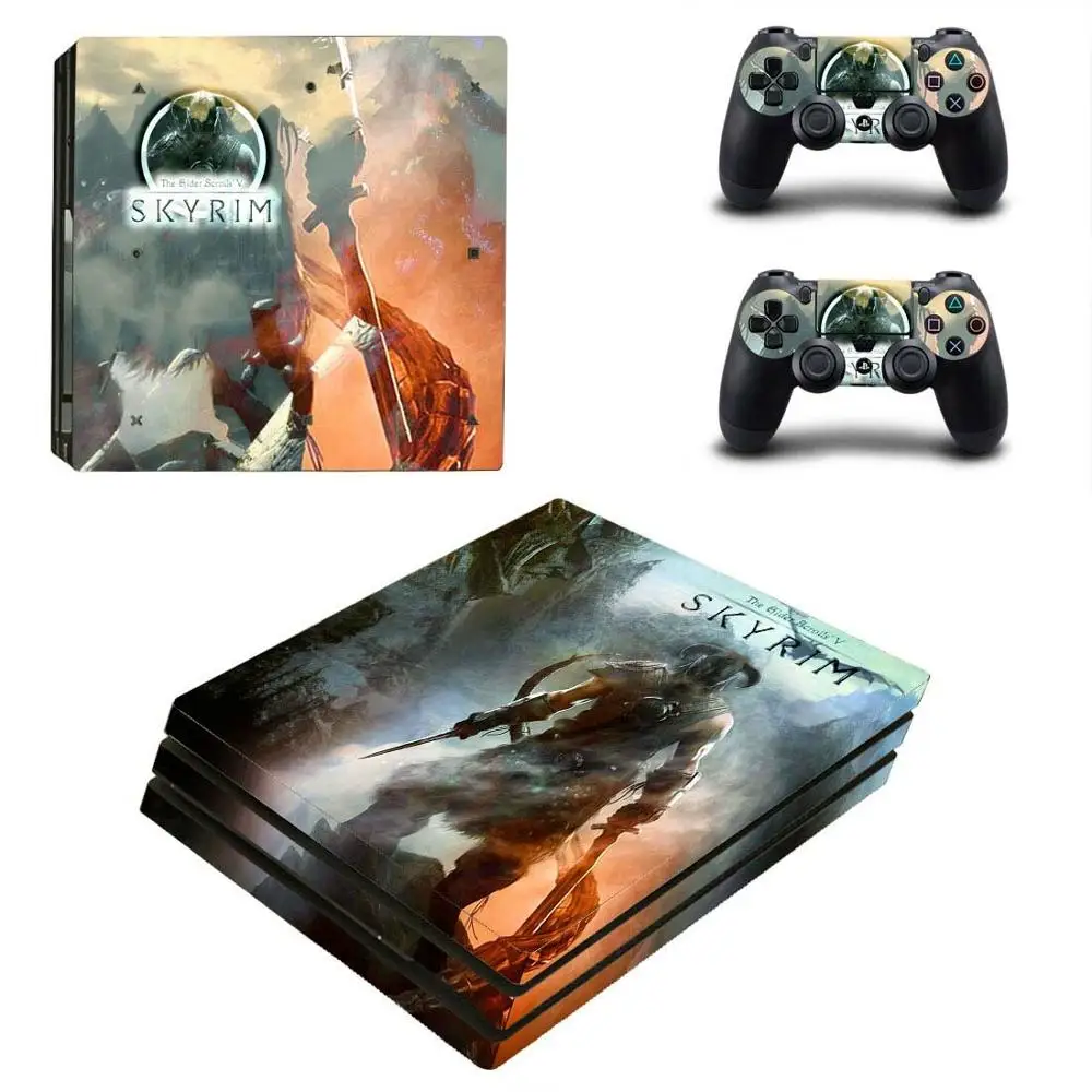 The Elder Scrolls PS4 Pro стикер s PS 4 Play станция виниловые наклейки на кожу Pegatinas для playstation