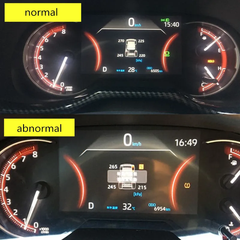 Автомобильный цифровой ЖК-дисплей TPMS для Toyota Rav4 2019 2020 Xa50 | Автомобили и мотоциклы