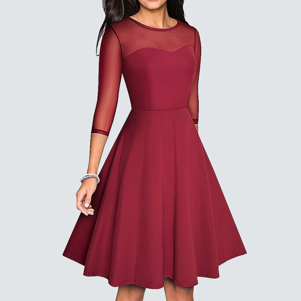 Осеннее сексуальное прозрачное короткое черное элегантное платье винтажное