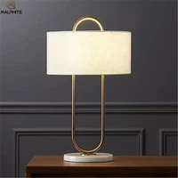 modern marbles table lamp abajurs living room home decor lamps table fabric bedroom nightstand lamp luminaire table light