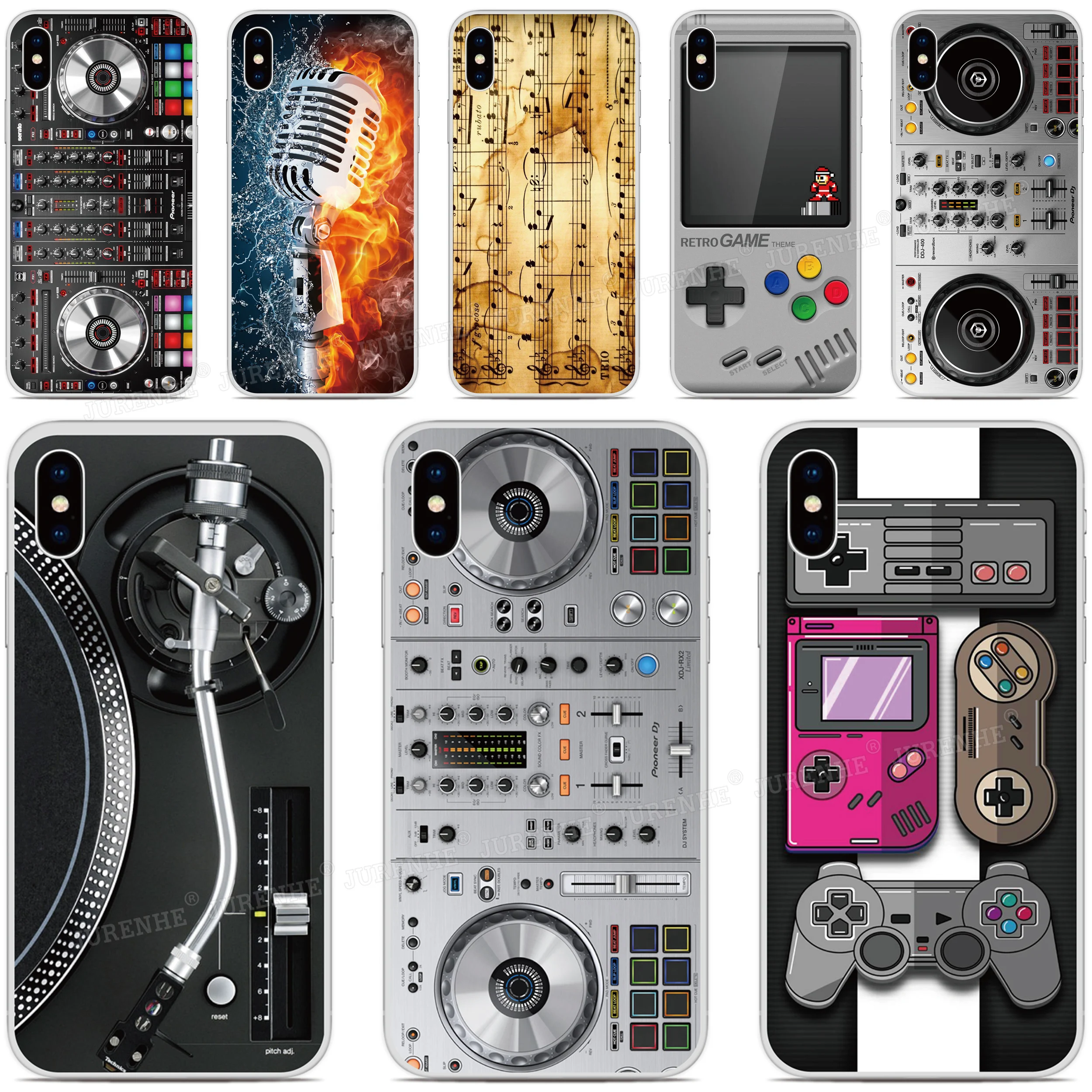 

DJ Mixer Soft Cover For LG Q70 K61 K51s K50s K40s Q60 K50 K40 K30 K20 2019 Stylo 5 4 G7 G8 G8X G8S V50 V60 V50s ThinQ Phone Case