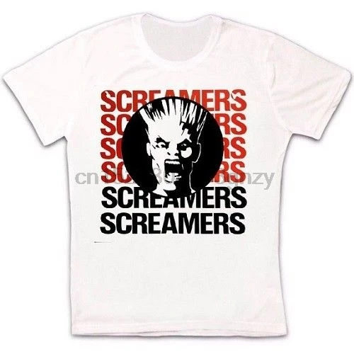 The Screamers панк Рок музыка Ретро Винтаж хипстерская футболка унисекс 583|Мужские