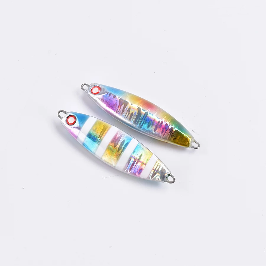 

3pcs/pack 60g/80g 5T hard lead glowing hard metal lead fish jigging bait