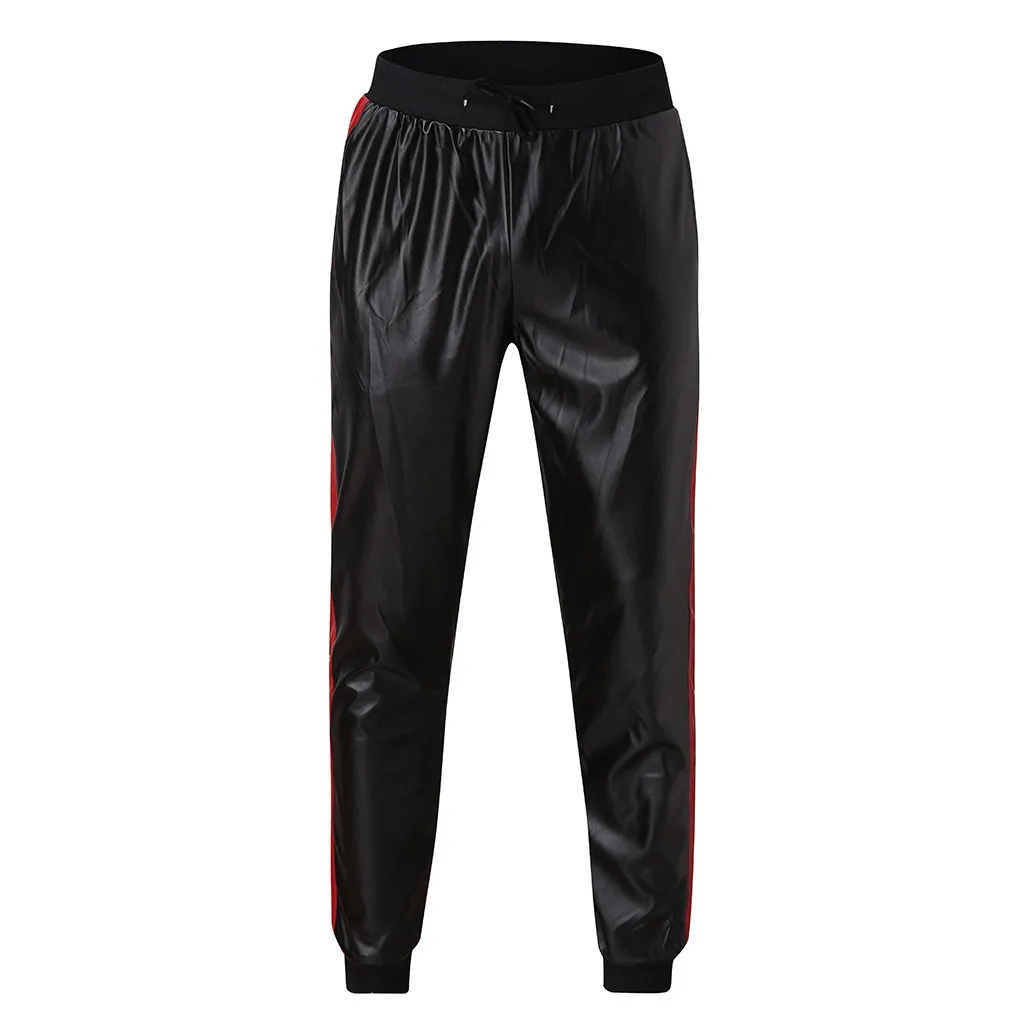 2019 спортивный костюм для мужчин бега Homme кожаные мужские спортивные костюмы