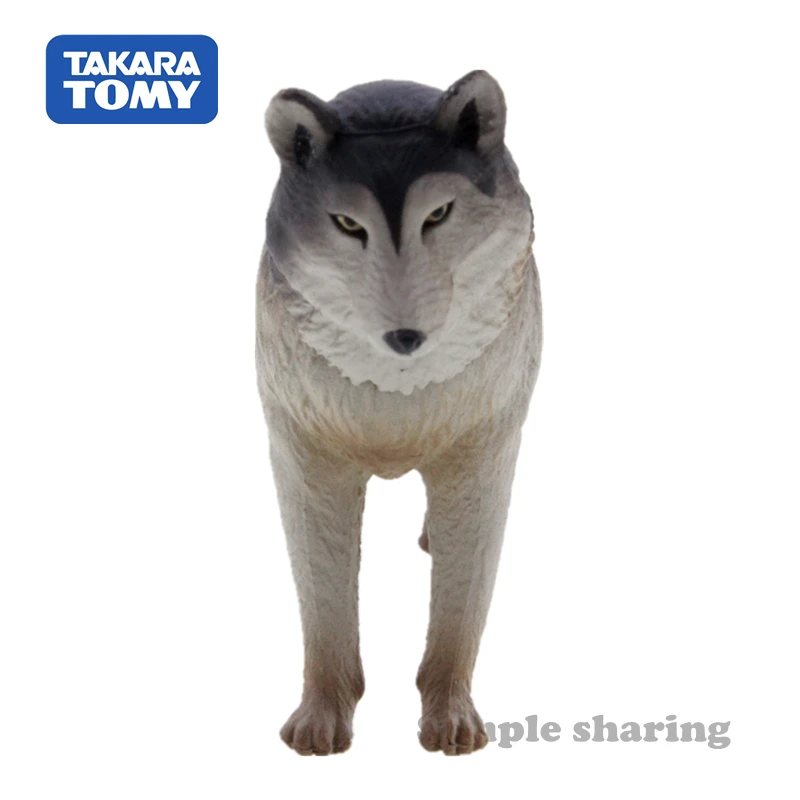 Takara Tomy ANIA Animal Advanture AS 26 Wolf Resin Детская образовательная мини фигурка