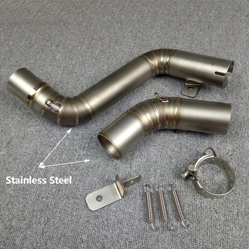 Мотоцикл выхлопной Escape Системы для KTM Duke 200 390 2012 13 14 15 средняя выхлопная труба мотоцикла