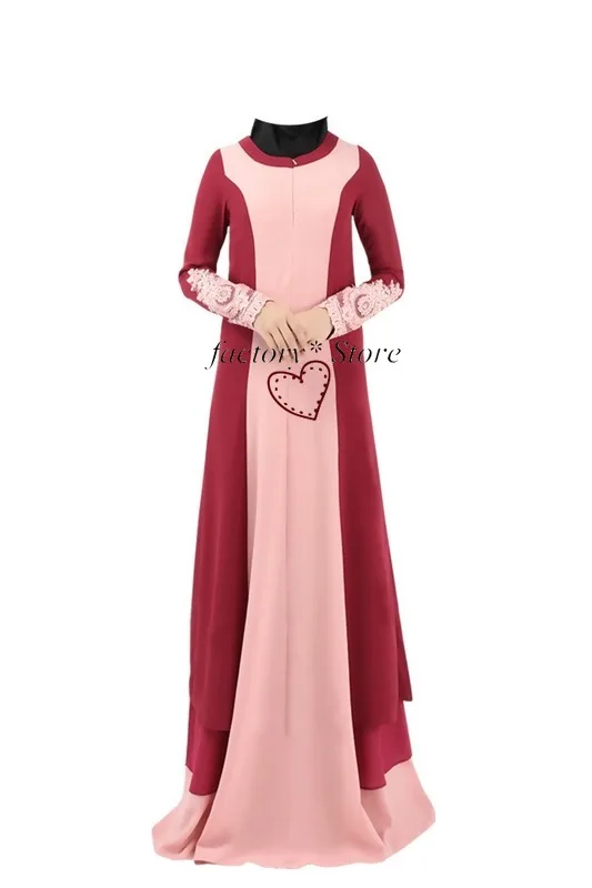 Мусульманское женское платье размера плюс с кружевами | Тематическая одежда и
