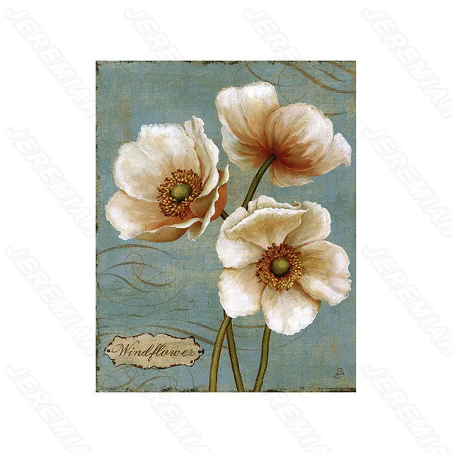 

Light color floral landscape poster nordic style wall art canvas print painting modern living room bedroom decoration