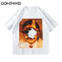 gonthwid streetwear t shirts hip hop fire flame burning poster cotton tshirts harajuku casual punk rock gothic tees shirts tops