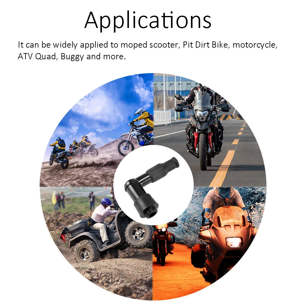 Универсальная Свеча зажигания Onever для мотоцикла Крышка мопеда скутера питбайка