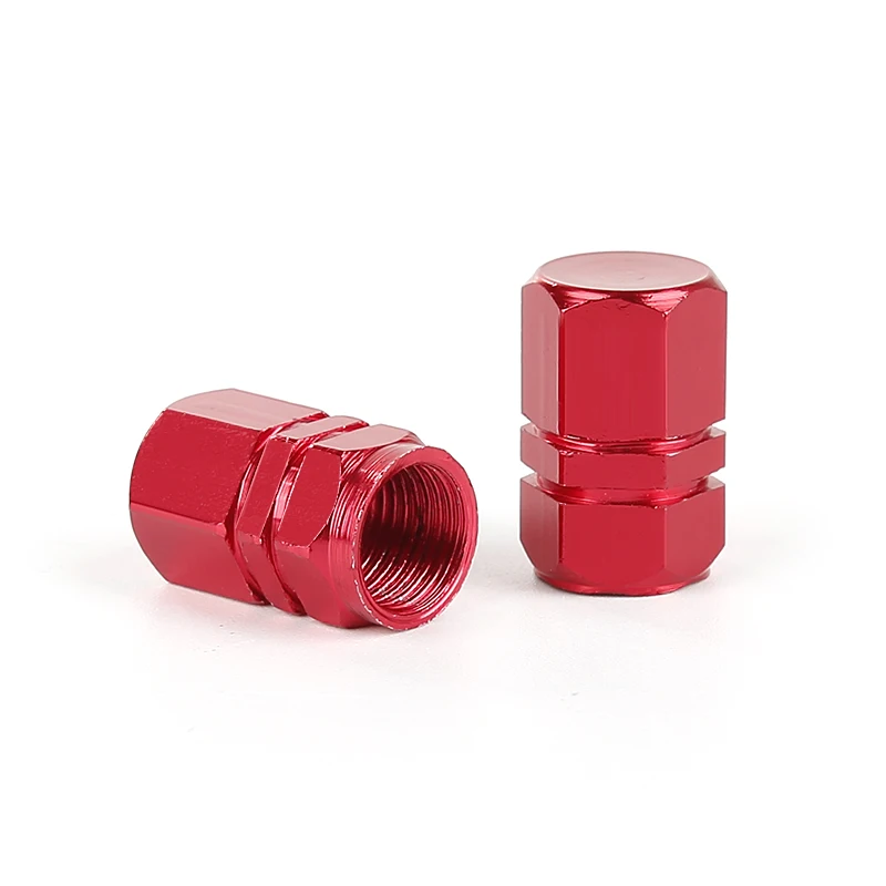 Колпачки для автомобильных колесных шин колпачки стержней 4 шт. алюминиевые