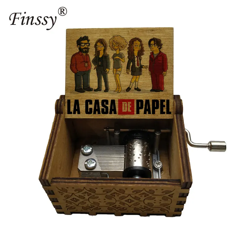 Music-22 ТВ шоу House Of paper брелки для ключей деньги кража брелок La casa de papel chaviro для женщин и мужчин модные ювелирные изделия bella ciao музыкальная шкатулка - Цвет: Music-22