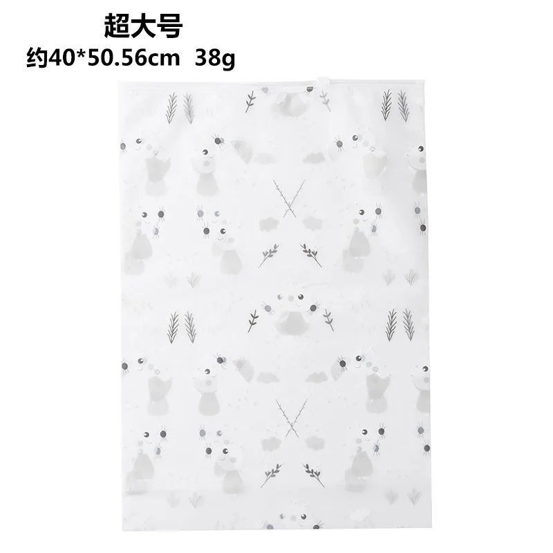 40X50.5cm Прозрачная косметичка с мультяшным животным, дорожный кейс для косметики, Женский Органайзер на молнии, косметичка для хранения, косметичка, набор для мытья - Цвет: 40X50.5cm