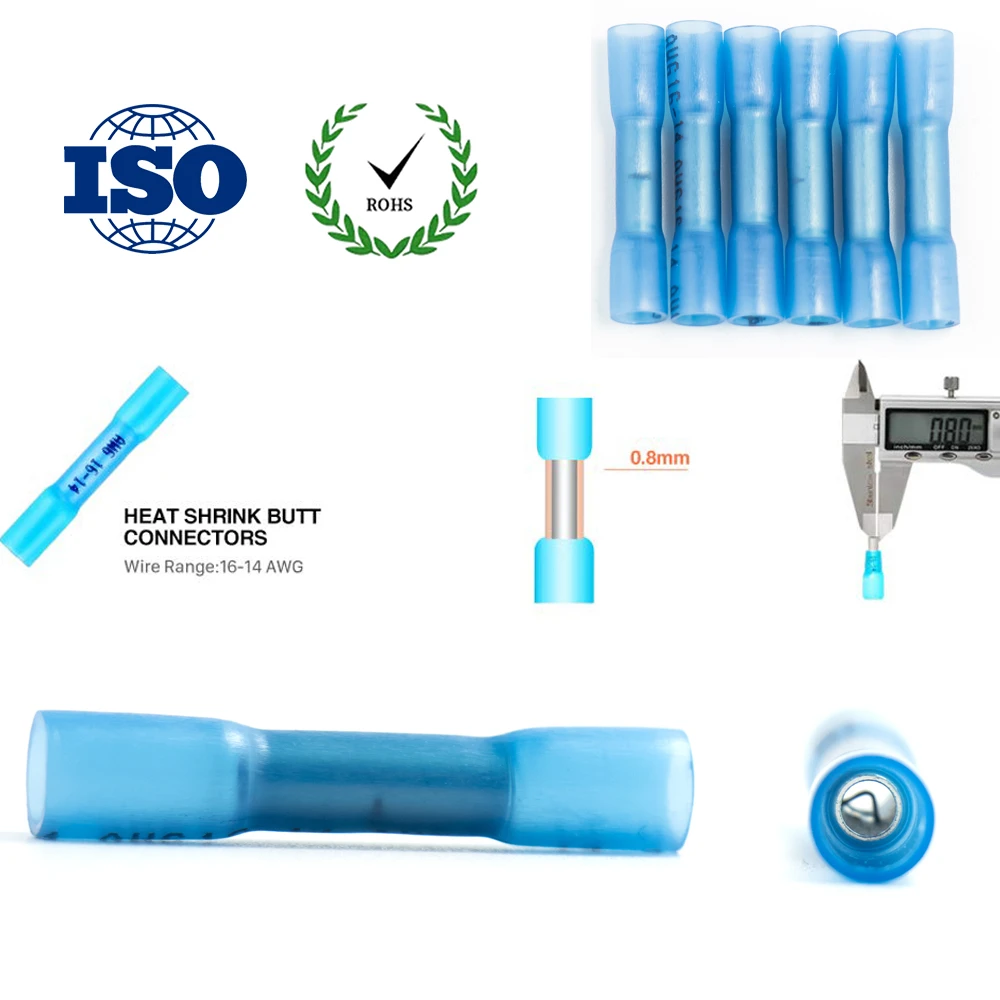 Закрытые водонепроницаемые термоэлектрические порты кабель соединители синий