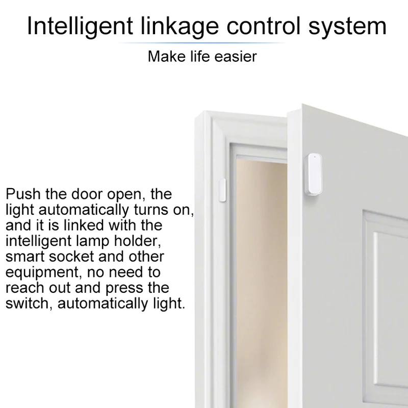 Умный датчик окна двери 2 4 ГГц WiFi сигнализация домашний детектор безопасности