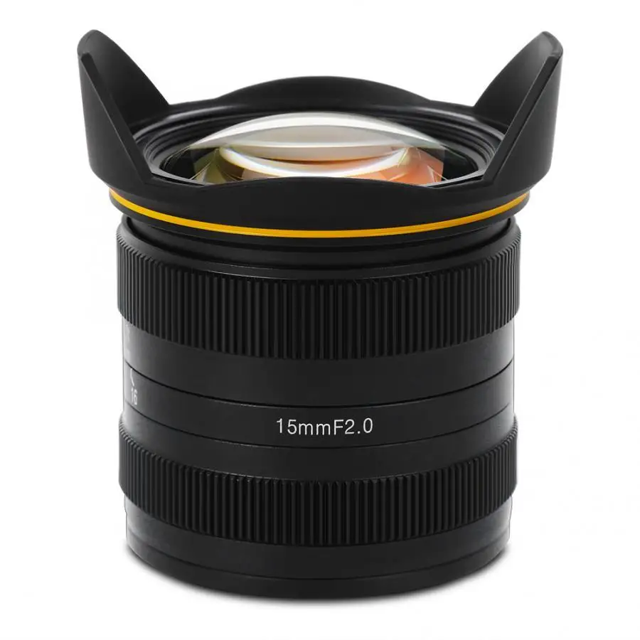 

Kamlan 15mm F2.0 Wide Angle Fixed Focus APS-C Frame E Mount Lens for Sony/Fuji/Olympus/Canon Mirrorless Camera Camera Lens