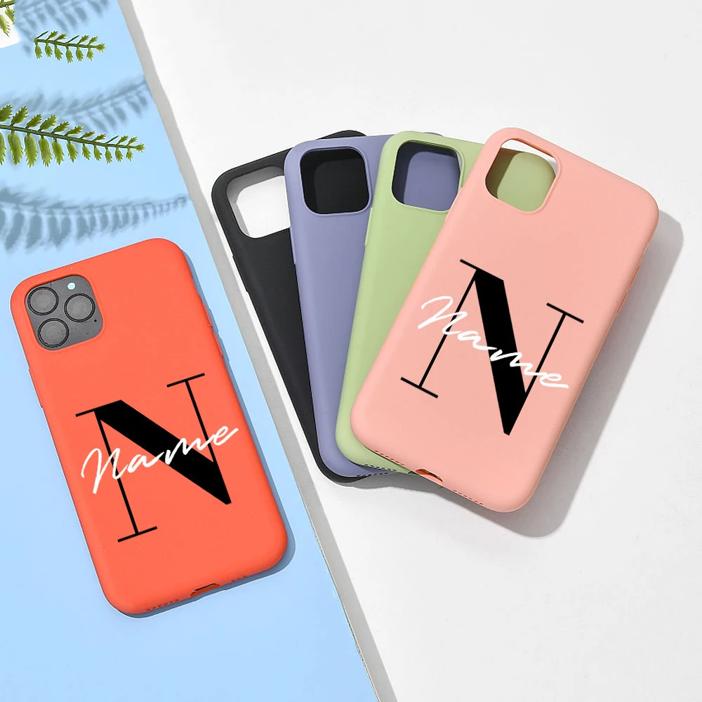 

Custom Luxury Brand Design Hard Metal sign Phone Case For iPhone 12 11 Pro Max Mini XR XS MAX 8 X 7 6S 6 Plus With BOX Cover