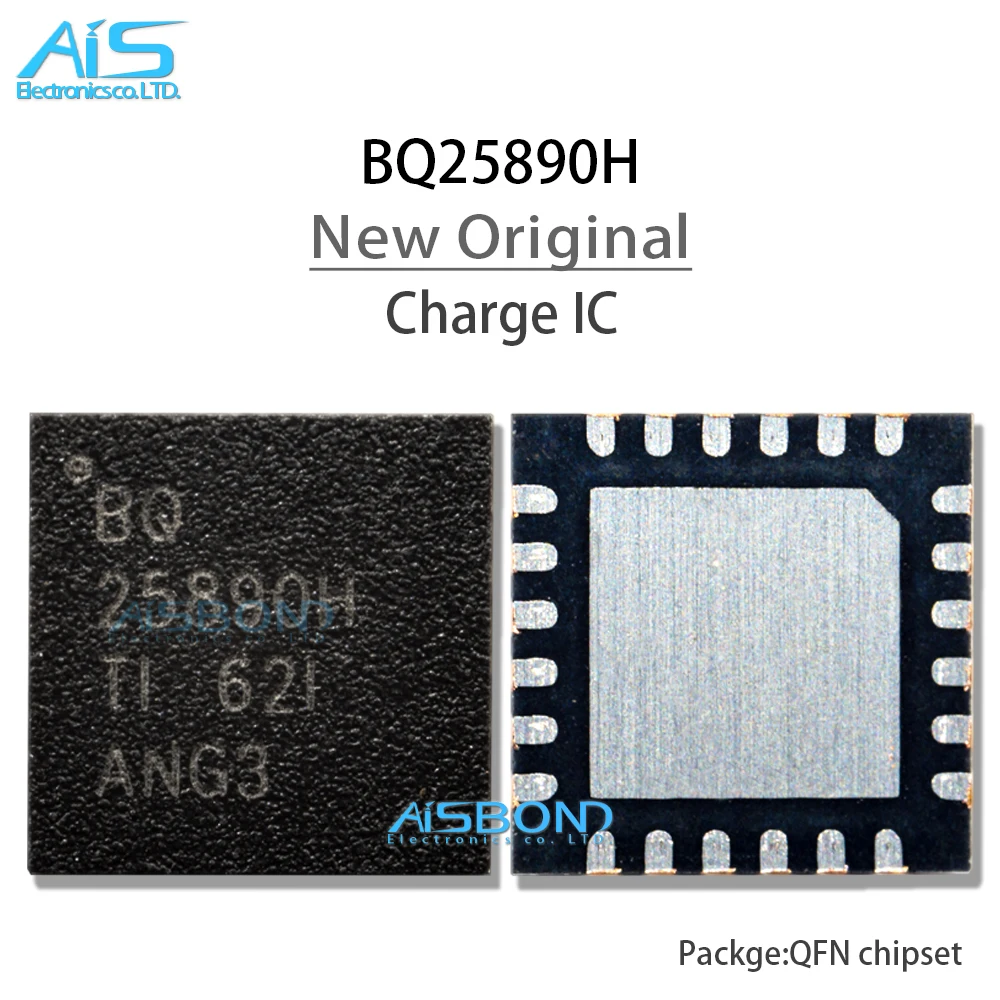 

2pcs/lot 100% NEW Original BQ25890H Charger IC 25890H BQ25890HRGER QFN-24 USB Charging Chip