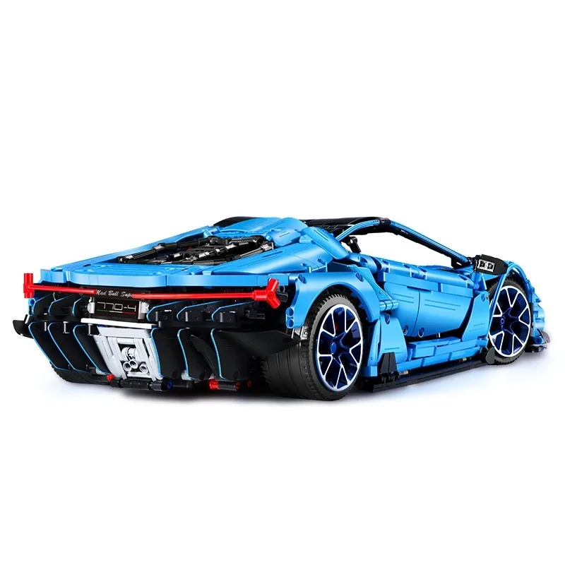 C61041 Lamborghinis 100 год Centenario 1:8 Hypercar Супер гоночный автомобиль Technic Moc 39933 модель
