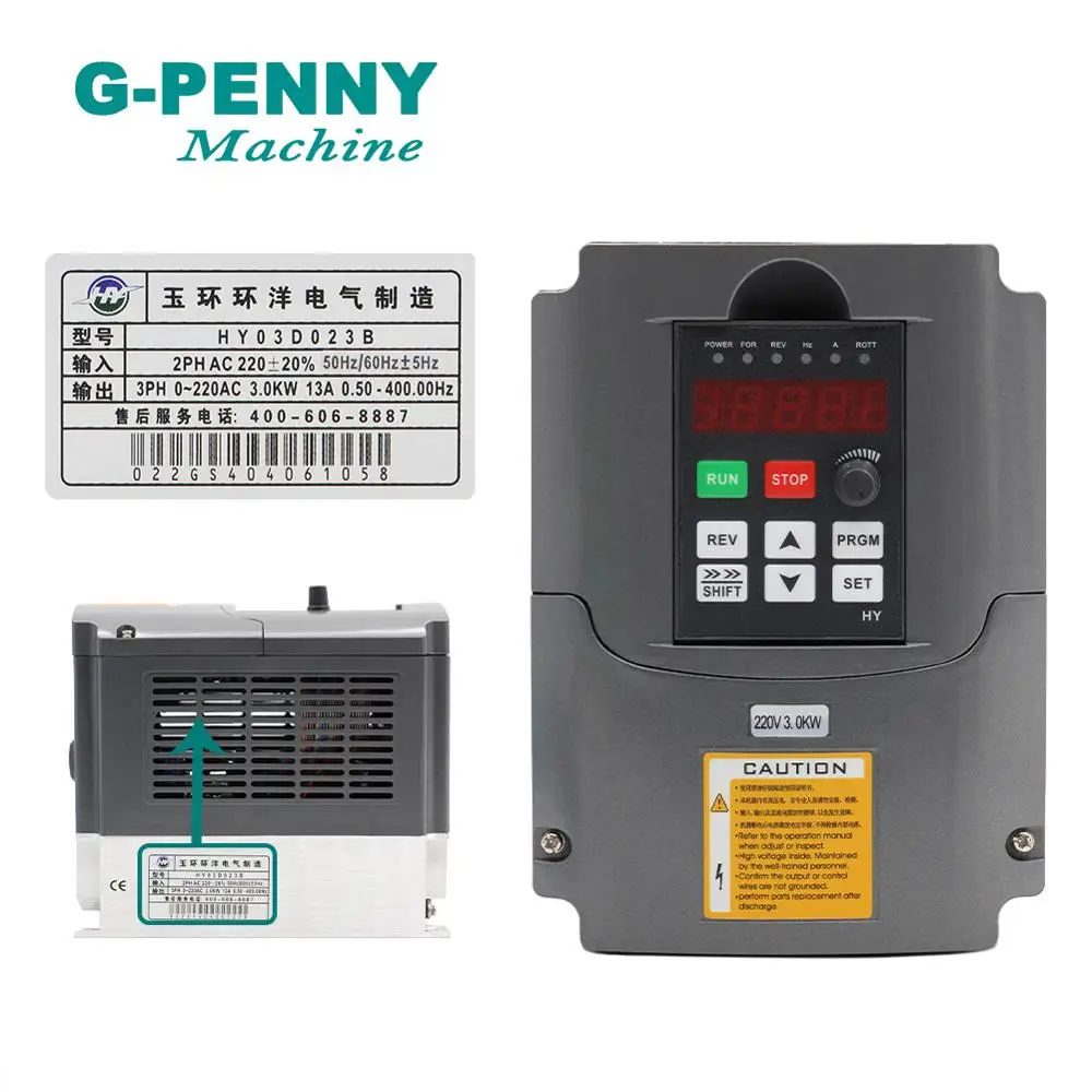 Преобразователь частоты 220 В/110 кВт 1 л.с. или 3HP вход выход CNC шпиндель двигатель