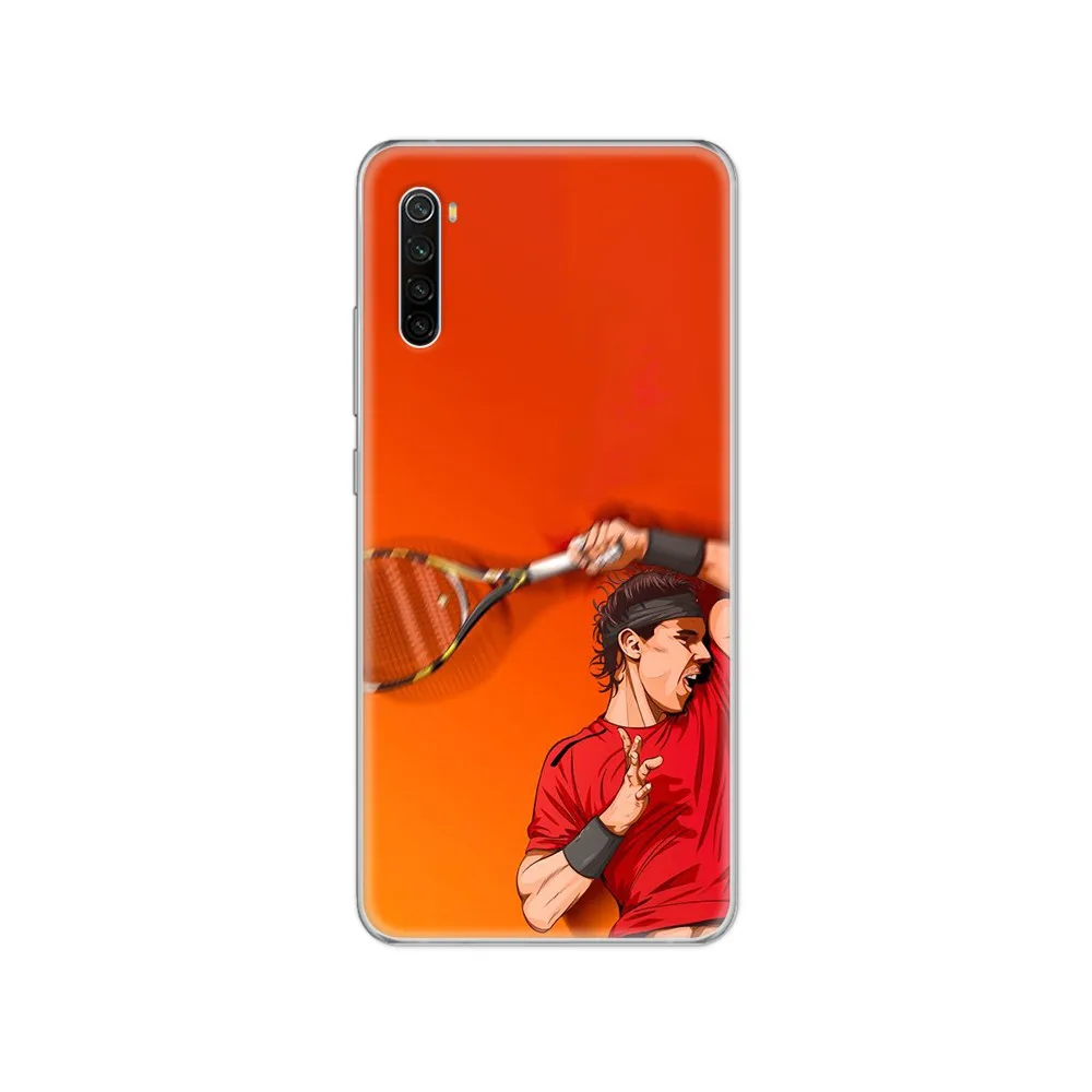 Прозрачный чехол бампер для телефона tennis Roger Federe Rafael Nadal xiaomi Redmi 3S 4A 5A 6A 5 Plus 4X 7 8 8a CC9