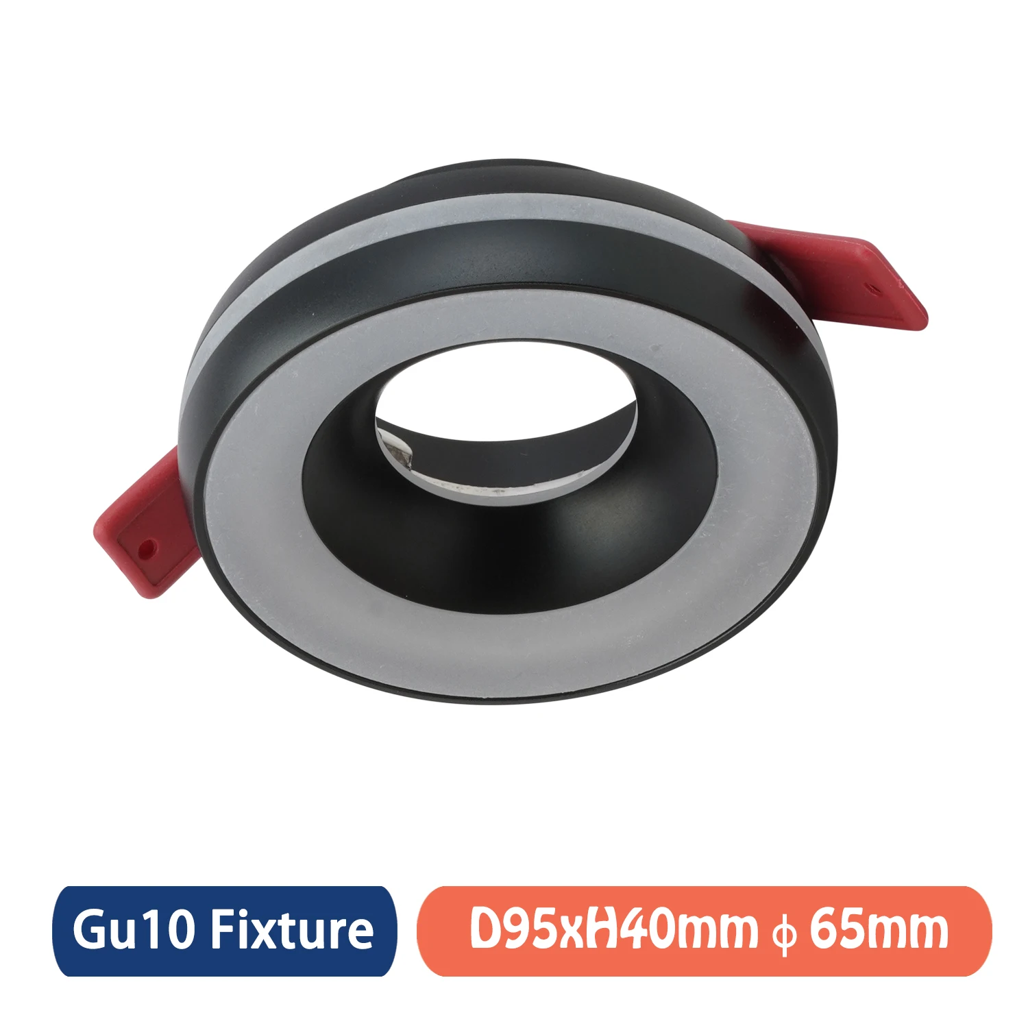 

Новинка 2021, алюминиевые и акриловые черные встраиваемые светодиодные потолочные светильники без регулируемой рамки MR16 GU10, потолочный свет...