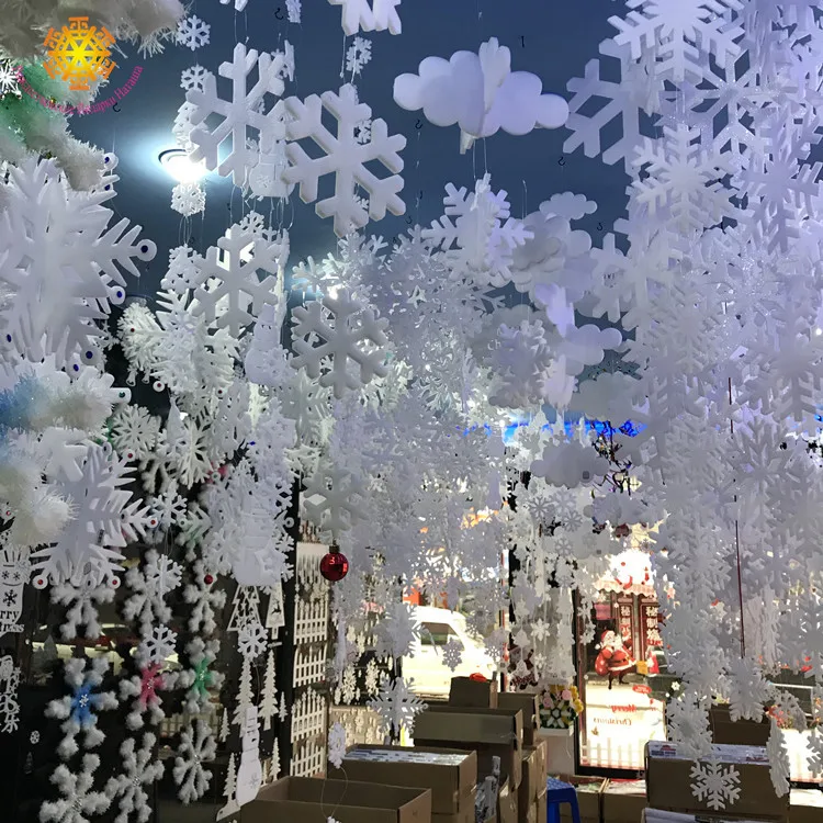 Рождественская Снежинка Copos De Nieve Navidad Sneeuwvlok Замороженные вечерние зимнее украшение Navidad reine des neiges Snow