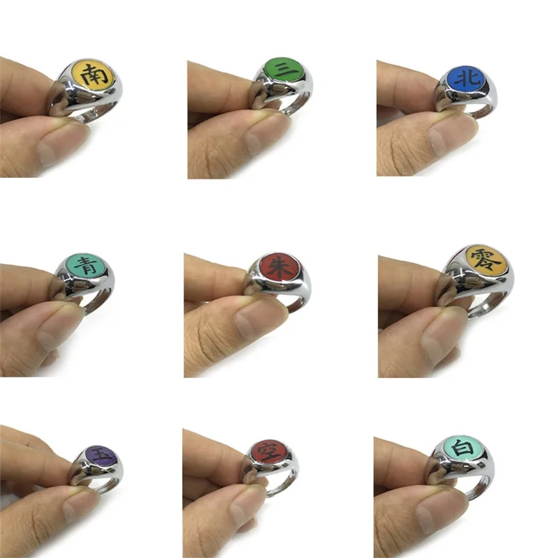 

Anime Ring Itachi Uchiha Organization Cosplay Rings for Women Men Symbol Jewelry Gift