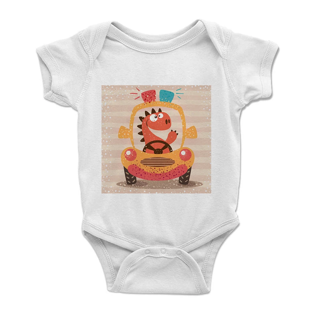 

Aesthetic Dinosaur Cartoon Kids Tshirts Oversize Baby Boys Clothing Harajuku Baby Girl Kawaii Creative Casual Style Design