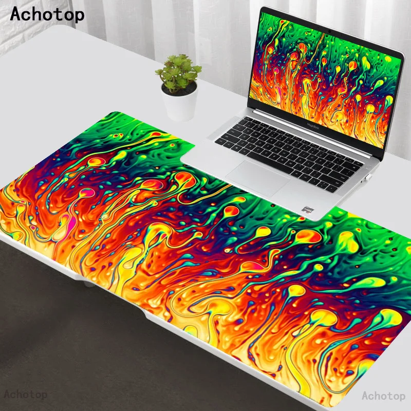

colourful Strata Liquid Desk Pad Personalized Carpet Computer Gaming Mouse Mat Black and White Mouse Pad Xxl Pink Large Mousepad