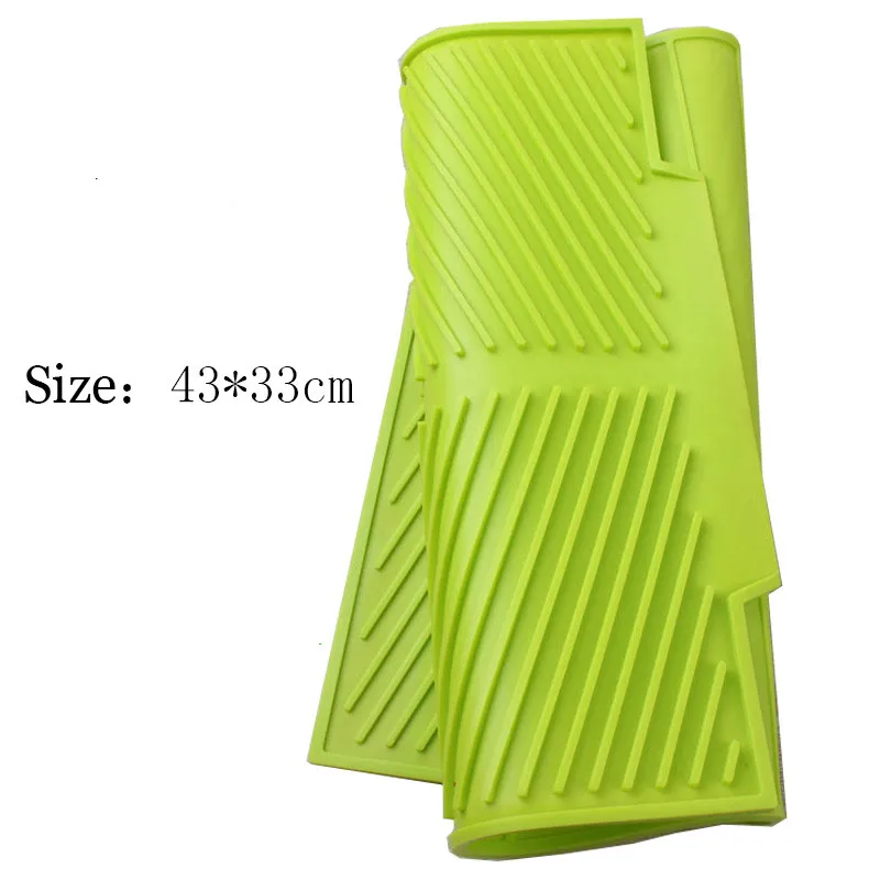 

Силиконовый коврик для сушки посуды, термостойкие прокладки, антибактериальный коврик для мытья посуды, кухонные аксессуары, силиконовый к...