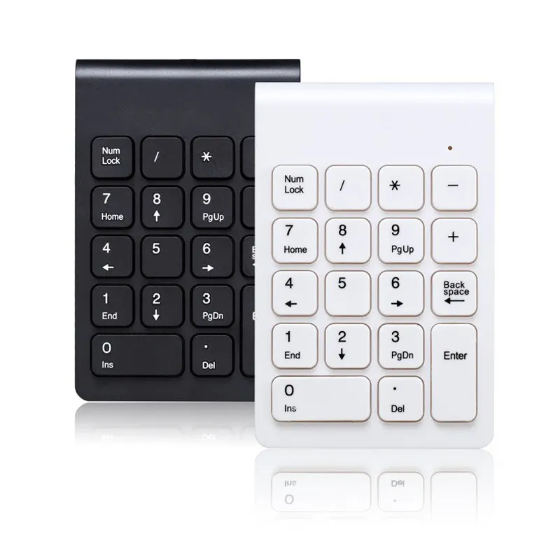 Air Touch Бесшумная подключи и играй 2 4 ГГц беспроводная USB цифровая клавиатура цифра