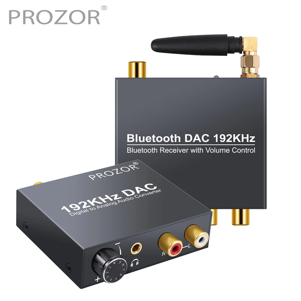 Цифро аналоговый аудио конвертер 192 кГц DAC адаптер регулятор громкости