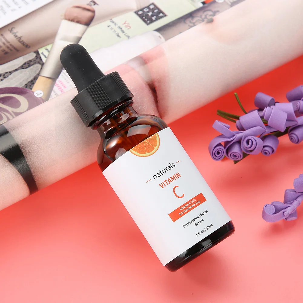 30 мл Витамин С Сыворотка сужает поры лица сывороточная Гиалуроновая кислота