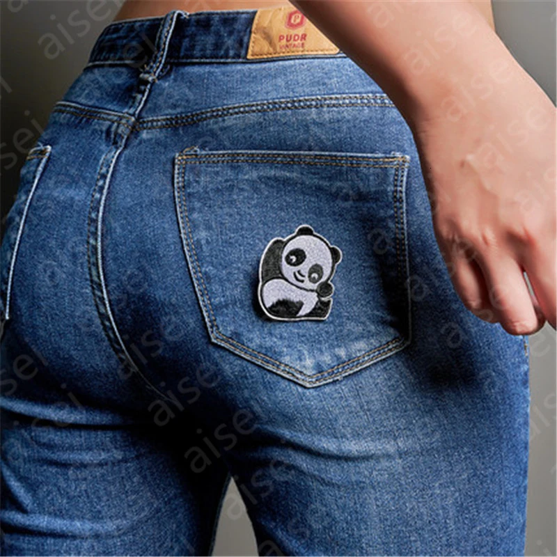 Детские нашивки ручной работы с мультяшными пандами | Дом и сад