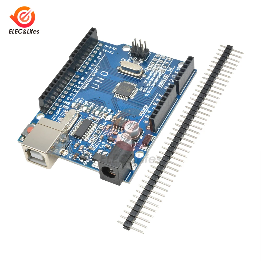 

For Arduino R3 CH340 ATmega328P Mega328 Development board 16MHz CH340 CH340G USB Driver Board USB Type-B Replace Atmega16U2