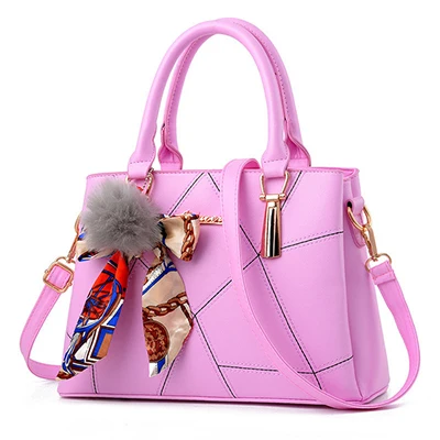 Pink Женские Сумки из искусственной кожи известных брендов Ptgirl, сумка через плечо для женщин, модные сумки, женские роскошные сумки, сумка для основной женщины - Цвет: Pink