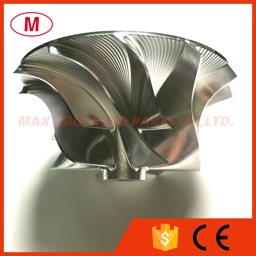 TD05H 155G6 47.05/68.01mm 6+6 blades High Performance Turbo Billet compressor wheel/Aluminum 2618/Milling wheel for 49378-01642 |