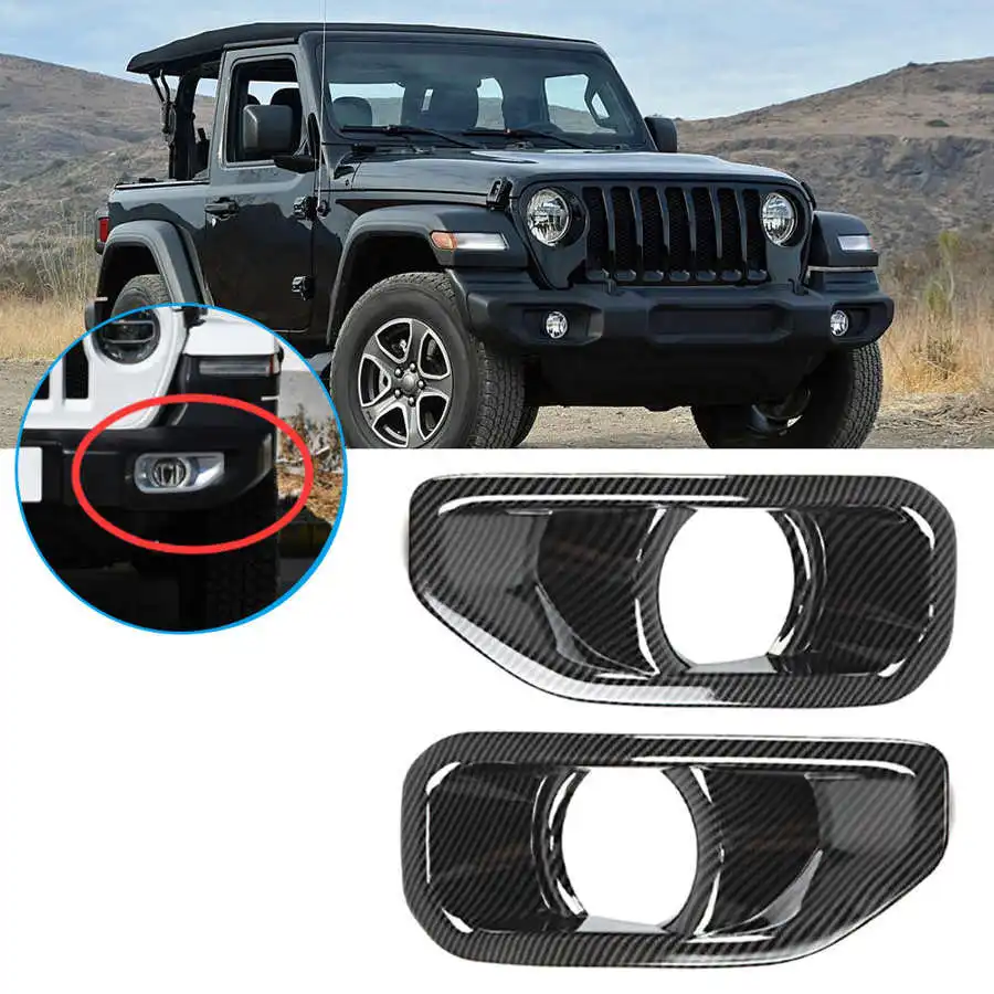 2 шт. защитная накладка для переднего бампера Jeep Wrangler JL 2018 | Автомобили и мотоциклы