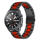 Браслет из нержавеющей стали для samsung Galaxy watch 3, ремешок 4145 мм, 22 мм 20 мм, металлический браслет для galaxy watch 46 мм active 2 40 мм 44 мм
