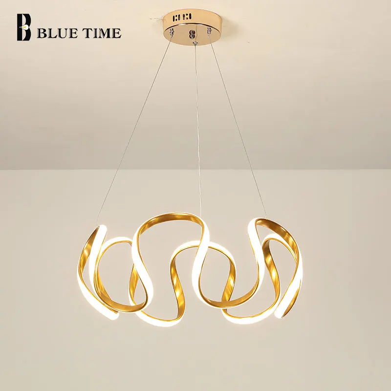 Серая готовая современная светодиодная люстра освещение для спальни гостиной