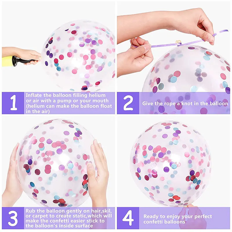 Juego de Globos de colores con tema de unicornio para ni&ntilde;a, fiesta de cumplea&ntilde;os, Baby Shower, decoraci&oacute;n de boda, juguete, Globos de helio de aire-4