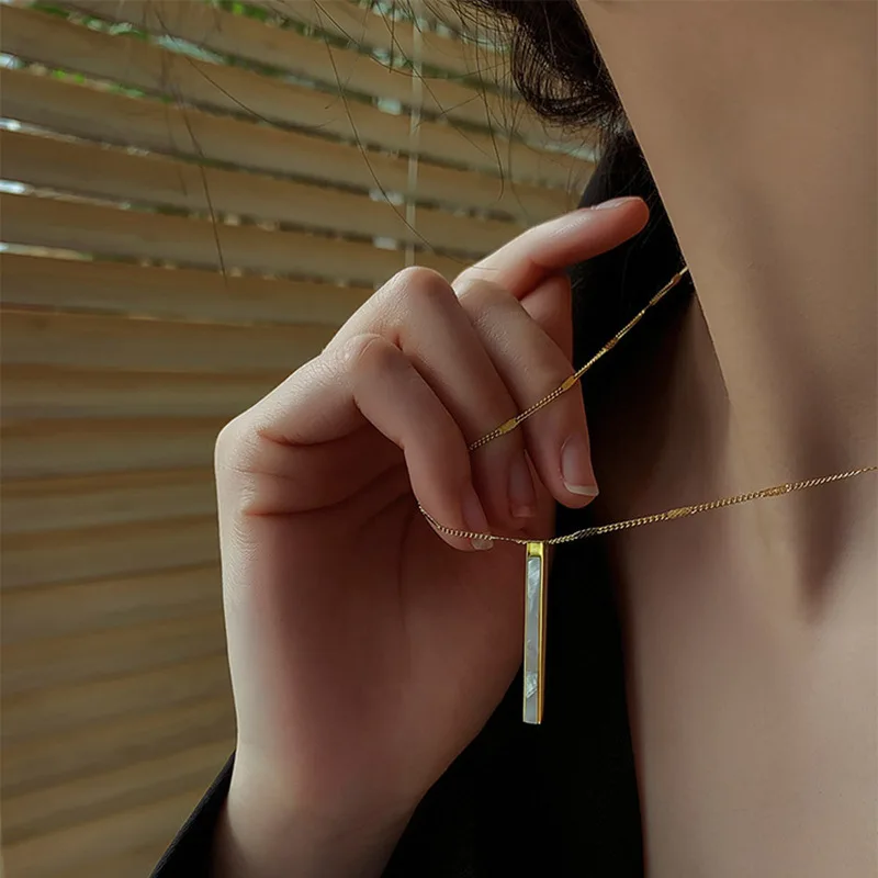 Цепочка с подвеской из титановой стали высокого качества для женщин | Украшения и