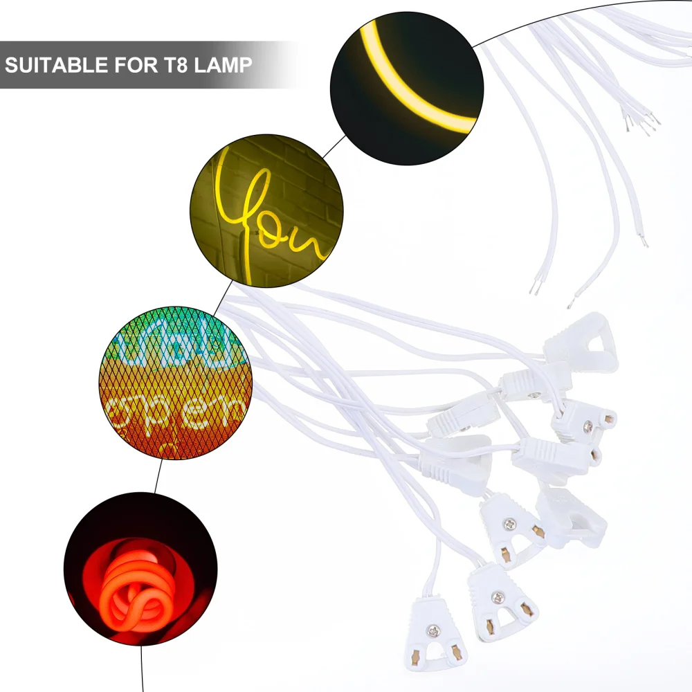 

10pcs Light Box Wire Light Tube Connection Cable LED Tube Supplies