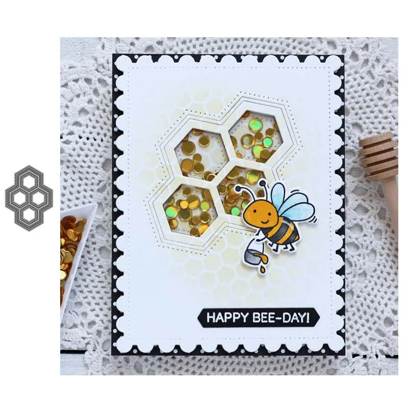 Новые штампы шестигранные металлические альбом для скрапбукинга рукоделия