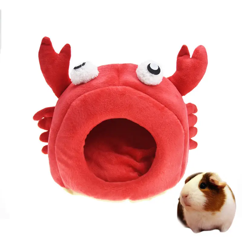 Морская свинка ежик Кролик кровать забавная Акула Зимняя Теплая Флисовая домик