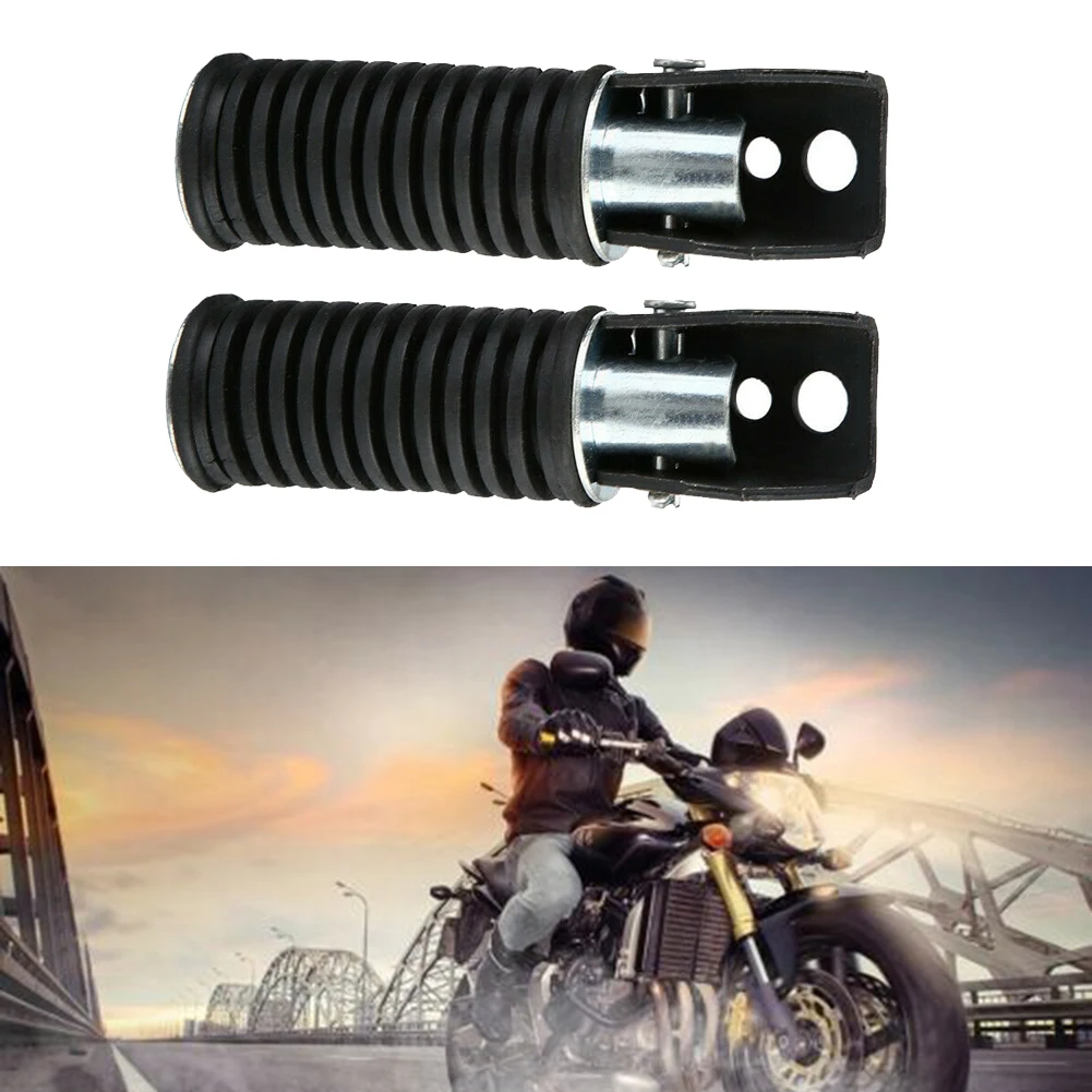 

Dirt Bike Front Rubber Aluminum Foot Pegs Fat Easy Install Replacement New