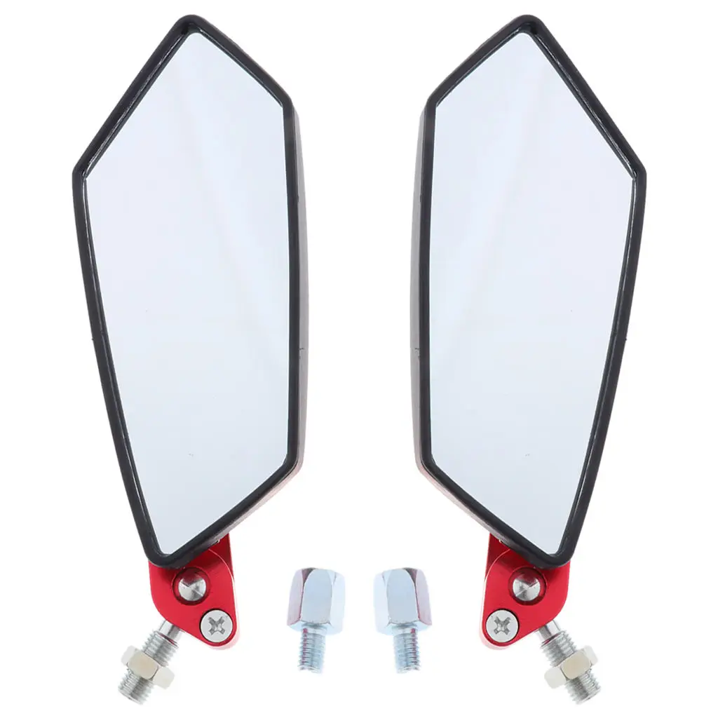 

2pcs Univeresal Metal Rear View Race Mirrors Handle Bar Mount Clamp for Motorcross