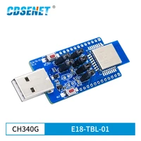 ch340g usb to ttl uart test board zigbee module 2 4ghz cc2530 cdsenet e18 tbl 01 e18 series module test board